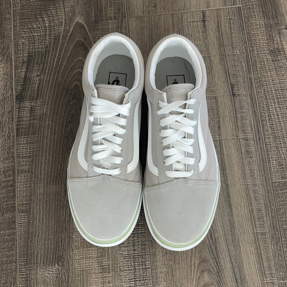 Vans Old Skool Stacked Size 8.5, Drizzle/True White